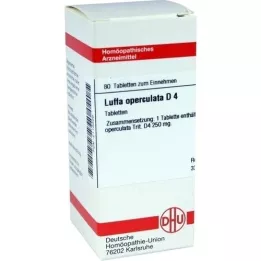 LUFFA OPERCULATA D 4 tabletas, 80 piezas