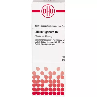 LILIUM TIGRINUM Dilución D 2, 20 ml