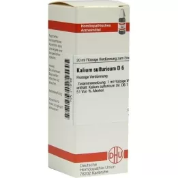 KALIUM SULFURICUM Dilución D 6, 20 ml