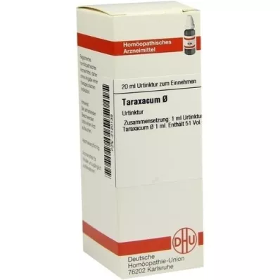 TARAXACUM Tintura madre, 20 ml