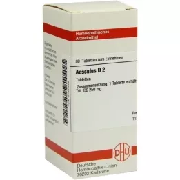 AESCULUS D 2 tabletas, 80 piezas