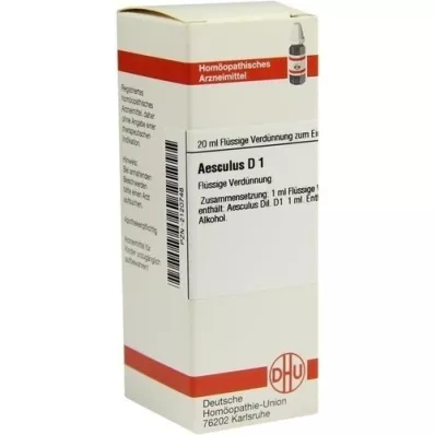 AESCULUS Dilución D 1, 20 ml AESCULUS Dilución D 1, 20 ml