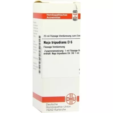 NAJA TRIPUDIANS Dilución D 6, 20 ml