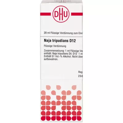 NAJA TRIPUDIANS Dilución D 12, 20 ml