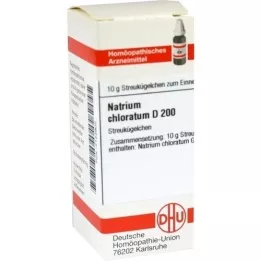 NATRIUM CHLORATUM D 200 glóbulos, 10 g