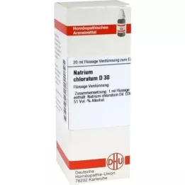 NATRIUM CHLORATUM Dilución D 30, 20 ml
