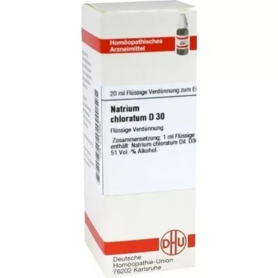 NATRIUM CHLORATUM Dilución D 30, 20 ml