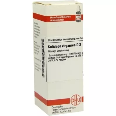 SOLIDAGO VIRGAUREA Dilución D 3, 20 ml
