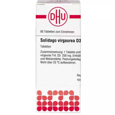 SOLIDAGO VIRGAUREA D 3 tabletas, 80 piezas