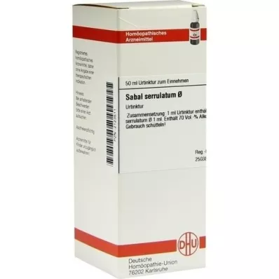 SABAL SERRULATUM Tintura madre, 50 ml