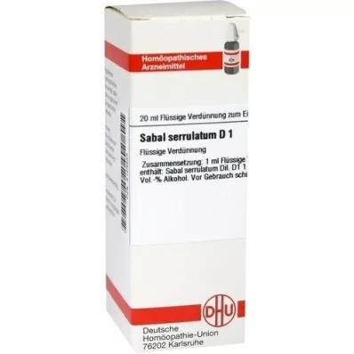 SABAL SERRULATUM Dilución D 1, 20 ml