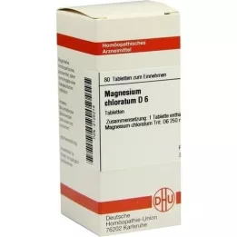 MAGNESIUM CHLORATUM D 6 tabletas, 80 piezas