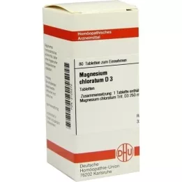 MAGNESIUM CHLORATUM D 3 tabletas, 80 piezas
