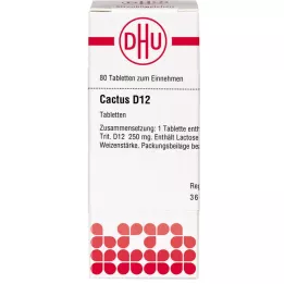CACTUS D 12 tabletas, 80 piezas