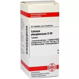 CALCIUM PHOSPHORICUM D 30 tabletas, 80 piezas