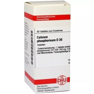 CALCIUM PHOSPHORICUM D 30 tabletas, 80 piezas