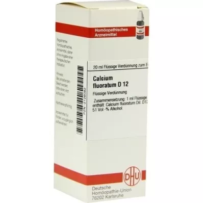 CALCIUM FLUORATUM Dilución D 12, 20 ml CALCIUM FLUORATUM Dilución D 12, 20 ml