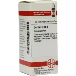 BERBERIS D 3 glóbulos, 10 g