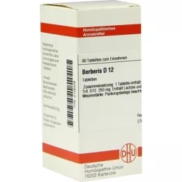 BERBERIS D 12 tabletas, 80 piezas