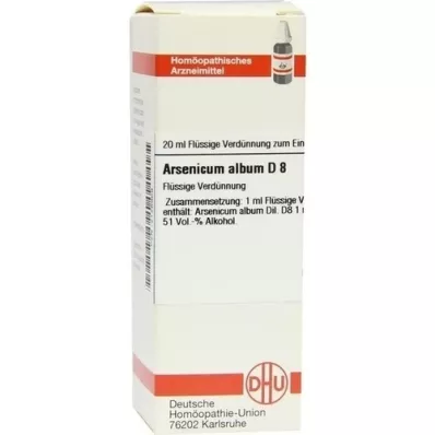ARSENICUM ALBUM Dilución D 8, 20 ml
