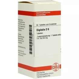 DIGITALIS D 6 tabletas, 80 piezas