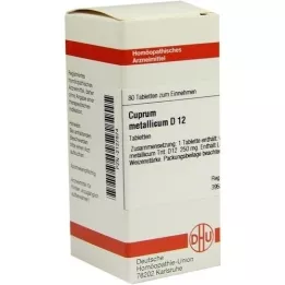 CUPRUM METALLICUM D 12 tabletas, 80 piezas
