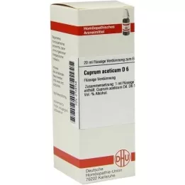 CUPRUM ACETICUM Dilución D 6, 20 ml