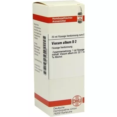 VISCUM ALBUM Dilución D 2, 20 ml