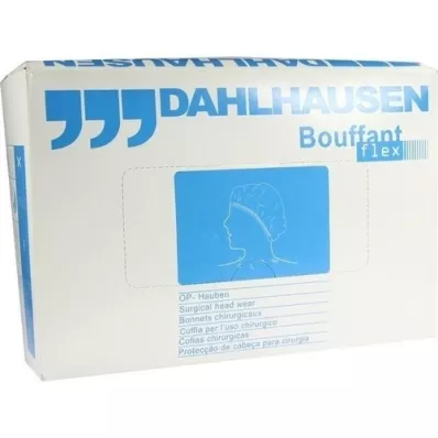 OP-HAUBE Bouffant Flex blanco, 100 piezas
