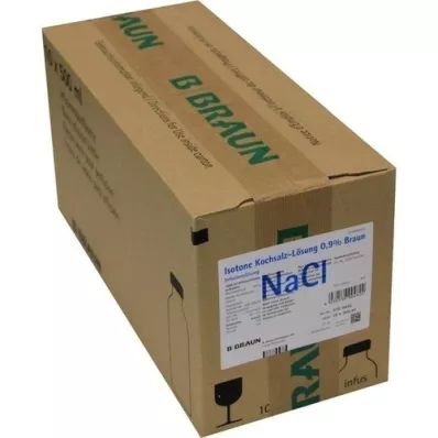 KOCHSALZLÖSUNG Frasco de vidrio al 0,9%, 10X500 ml