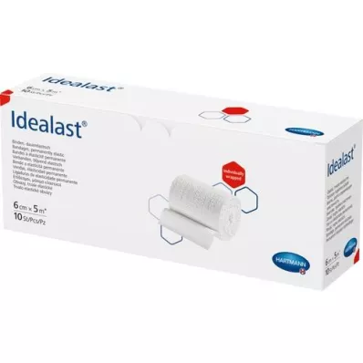 IDEALAST Vendaje 6 cmx5 m blanco, 1 pieza