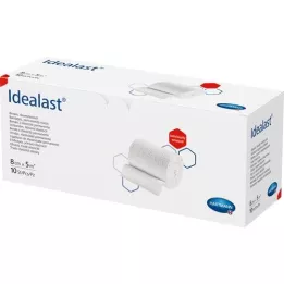 IDEALAST Vendaje 8 cm x 5 m blanco, 1 pieza