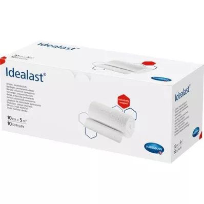 IDEALAST Vendaje 10 cm x 5 m blanco, 1 pieza