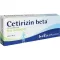 CETIRIZIN tabletas beta recubiertas con película, 20 piezas