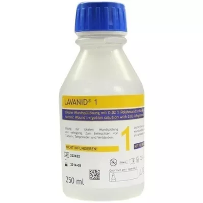LAVANID 1 solución de irrigación para heridas, 250 ml
