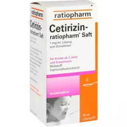 CETIRIZIN-jugo de ratiopharm, 75 ml