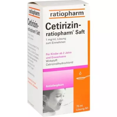 CETIRIZIN-jugo de ratiopharm, 75 ml
