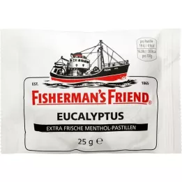 FISHERMANS FRIEND Pastillas de eucalipto con azúcar, 25 g