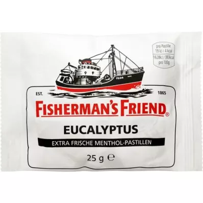 FISHERMANS FRIEND Pastillas de eucalipto con azúcar, 25 g