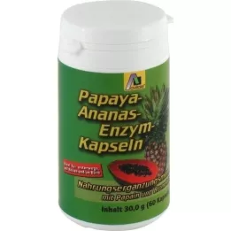 PAPAYA ANANAS Cápsulas enzimáticas, 60 piezas