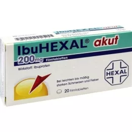 IBUHEXAL 200 comprimidos recubiertos con película agudos, 20 piezas