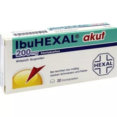 IBUHEXAL 200 comprimidos recubiertos con película agudos, 20 piezas