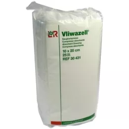 VLIWAZELL Compresas absorbentes no estériles 10x20 cm, 25 piezas