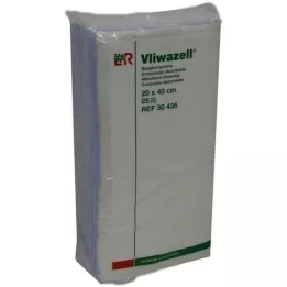 VLIWAZELL Compresas de succión no estériles 20x40 cm, 25 piezas