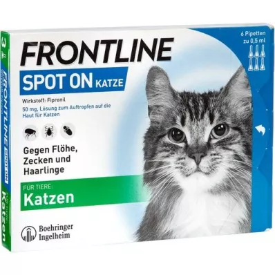 FRONTLINE Solución Spot on K para gatos, 6 piezas