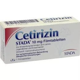 CETIRIZIN STADA 10 mg comprimidos recubiertos con película, 7 unidades