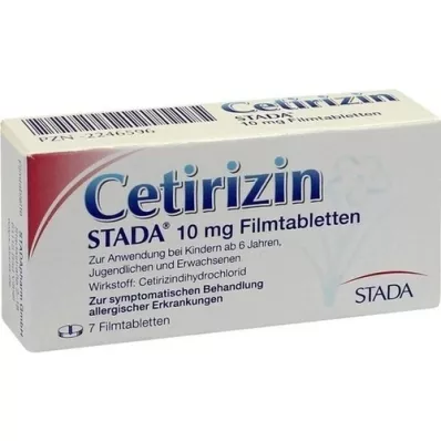 CETIRIZIN STADA 10 mg comprimidos recubiertos con película, 7 unidades