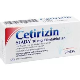 CETIRIZIN STADA 10 mg comprimidos recubiertos con película, 20 unidades