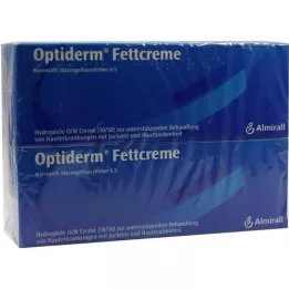 OPTIDERM Crema grasa, 2X100 g