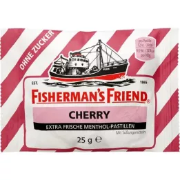 FISHERMANS FRIEND Pastillas de cereza sin azúcar, 25 g
